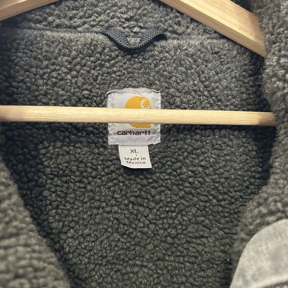 Carhartt Sandstone Sherpa-Lined Vest “Gravel” V33 GVL - Picture 8 of 11